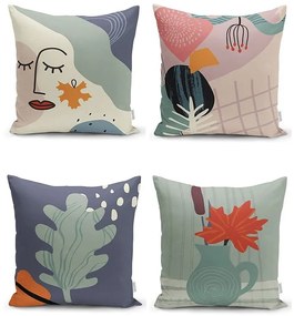 Poszewki na poduszki zestaw 4 szt. 43x43 cm – Mila Home