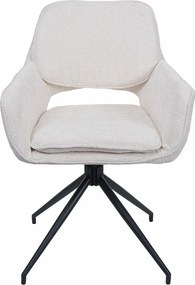 Krzesło do jadalni MCW-N74 (zestaw 6 sztuk),  kremowy