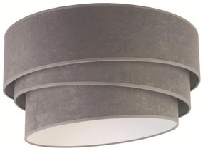 Duolla - Lampa sufitowa DEVON 1xE27/40W/230V śr. 45 cm szara