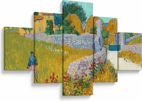 Obraz - Vincent van Gogh, Farmhouse in Provence, reprodukcje (125x70 cm)