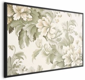 Plakat Vintage kwiaty 30x21 cm z ramą czarną bez marginesu ARTGEIST B