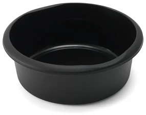 Czarna miska z uchwytami Addis Circular, 7,7 l