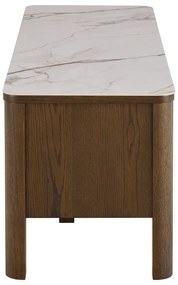Brązowa szafka pod TV w dekorze dębu 120x45x40 cm Southampton – Actona