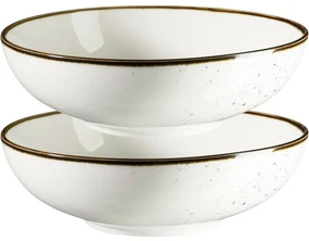 Mäser 2-częściowy zestaw misek Pintar Białeniebieskie kropki 22 cm