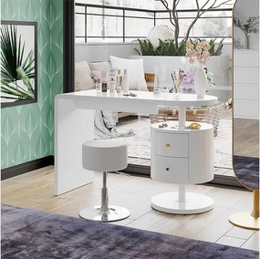 Stół toaletowy biały 120x50x76 lara