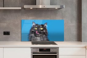 Panel szklany do Kuchni Smakowita Chwila Kota