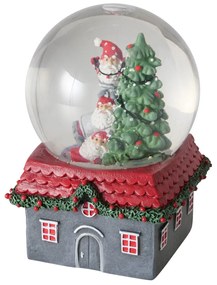 Kula śnieżna z domkiem MONTI, Ø10 cm