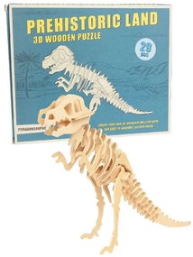 Drewniane 3D puzzle dinozaur Rex London Tyrannosaurus