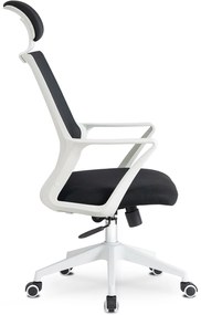 Fotel Biurowy Ergonomiczny Obrotowy FLEX Czarny Nowoczesny
