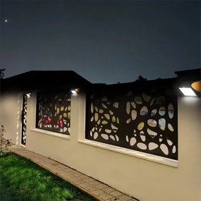 Czarny kinkiet solarny - N026-Azok 3.2W