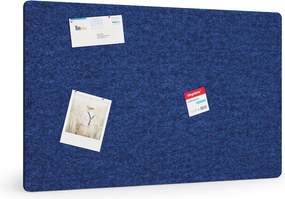 Tablica akustyczna 120x80 cm, zaokrąglone rogi, granatowa