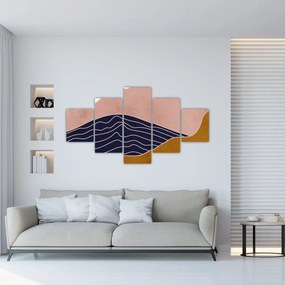 Obraz - Słońce nad górami (125x70 cm)