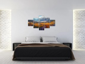 Obraz - Malowany górski krajobraz II. (125x70 cm)