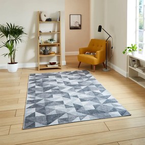 Szary dywan odpowiedni do prania 122x170 cm Coral Grey – Think Rugs