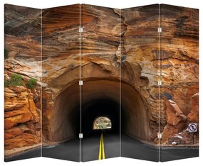 Parawan - Tunel w skale (210x170 cm)
