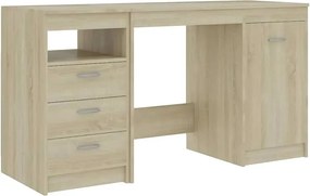 Funkcjonalne biurko w kolorze dąb sonoma R4-Z16