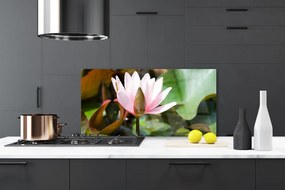 Panel Szklany Subtelny Pąk Kwiatowy