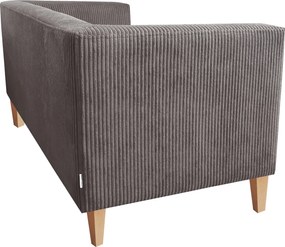 Sofa Monaco : Kolor nogi - Drewno, Kolor tkaniny - Kronos22/Poso22, Typ tkaniny - Kronos/Poso, Wysokość nogi - 15 cm