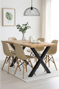 Stół w dekorze dębu 90x160 cm Kora – Bonami Essentials