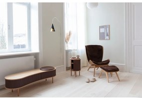 Brązowa szafka pod TV w dekorze dębu 140x40 cm Audacious – UMAGE