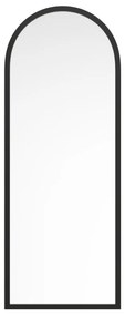 Lustro łukowe dużych rozmiarów z drewna paulowni - szer. 65 x wys. 170 cm - Czarny - SHANGI