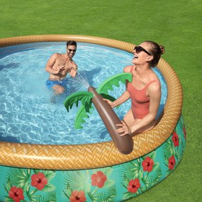 Basen rozporowy Fast Set Paradise Palms 457 x 84 cm 9677 l BESTWAY