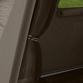 Outsunny Nadmuchiwany Namiot Campingowy 1-2 Osoby na 4 Pory Roku z Hakiem, Pompką, Oknami, Drzwiami