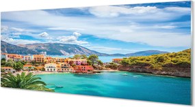 Szkło do Kuchni na Ścianę Wybrzeże w Objęciach Gór