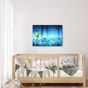 Obraz - Mistyczna leśna polana (70x50 cm)