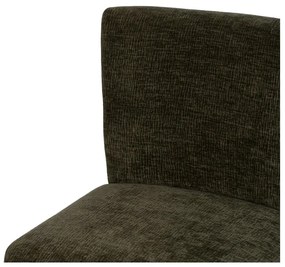 Zielony fotel z tkaniny szenilowej – Ixia