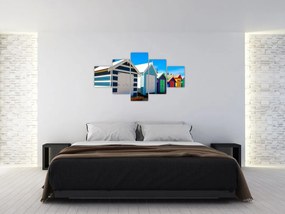 Obraz - Brighton Beach, Melbourne, Australia (125x70 cm)