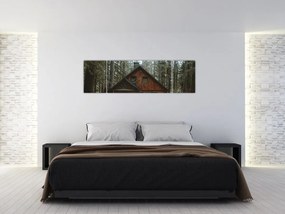 Obraz - Chata górska (170x50 cm)