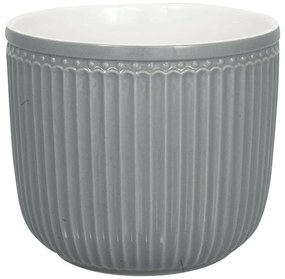 Szara ceramiczna doniczka Green Gate Alice, ø 16 cm