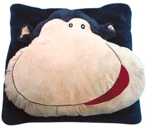 Poduszka dziecięca CUDDLI FRIENDS 70x70 cm pluszowa - więcej kolorów Kolor: Ciemnoniebieski
