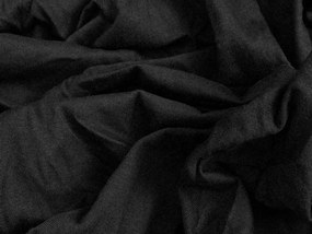 PrzytulneMieszkanie.pl Jersey prześcieradło EXCLUSIVE czarne 200 x 220 cm