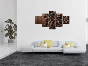 Obraz - Wzór z drewna (125x70 cm)