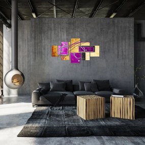 Obraz abstrakcji (125x70 cm)