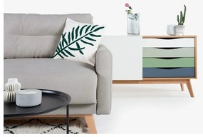 Jasnoszara sofa rozkładana Bonami Selection Pop