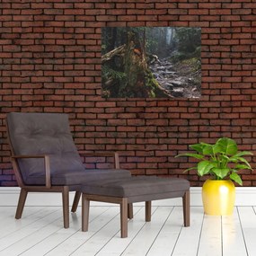Obraz - W lesie (70x50 cm)