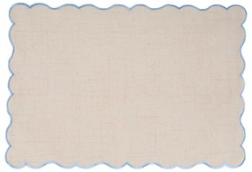 Mata stołowa z mieszanki lnu 30x43 cm Noura – Tiseco Home Studio