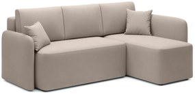 PROMOCJA Beżowy narożnik HADSON - prawy róg II jakość