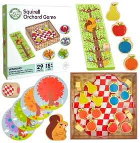Woopie green wiewiórka w sadzie gra planszowa rodzinna fsc