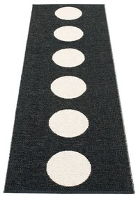 Czarno-biały chodnik odpowiedni na zewnątrz 70x225 cm Vera Black – Pappelina