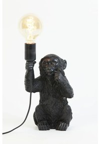 Czarna lampa stołowa (wysokość 34 cm) Monkey – Light &amp; Living