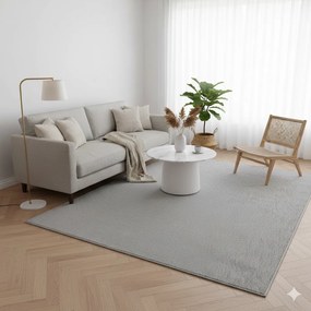 Dywan nowoczesny Helix jednobarwny szary 80 cm x 150 cm