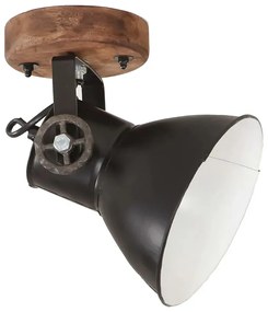 Czarne industrialne lampy ścienno sufitowe S6-S27