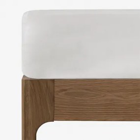 Prześcieradło Z Bawełny Perkalowej 180 Nici Lesia Biała & Łóżko 180cm (180 X 200 X 40 Cm) - Sklum