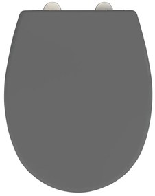 WENKO 24572100-WC deska sedesowa VORNO NEO 46x37 cm szara/srebrna
