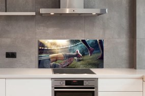 Szkło do Kuchni na Ścianę Korki i Piłka na Murawie