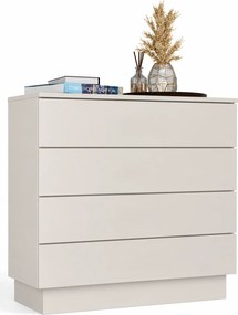 Kaszmirowa komoda z 4 szufladami z systemem tip-on R4-W10